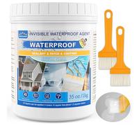 Revetement Impermeable Transparent 1KG | Membrane Etanche Liquide et Isolante | Protection Invisible pour Salle de Bain, Toilettes, Balcon, Terrasse | Interieur & Exterieur