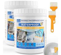 Revetement Impermeable Transparent 2KG | Membrane Etanche Liquide et Isolante | Protection Invisible pour Salle de Bain, Toilettes, Balcon, Terrasse | Interieur & Exterieur