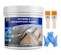 Revêtement imperméable transparent, 500 g, mastic d'étanchéité liquide, invisible, étanche, pour toit, mur, salle de bain, intérieur et extérieur