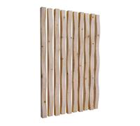 Revêtement Mural Rythmix Ondes Naturel - Raboté - Ep.40 mm / l.40 mm / L.2,40 m - Paquet de 0,53 m²
