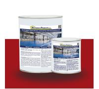 Revêtement peinture sol laque époxy sécurité marquage Kit de 5 Kg Rouge Sécurité RAL 3001