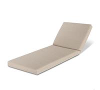 Beautissu Couchage de chaise longue imperméable QD-RL, 190 x 60 cm, beige