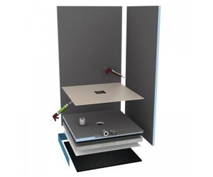 Revêtement prêt à poser - pour receveur Primo Fundo Top 900 x 900 mm Wedi