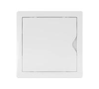 Revisionsklappe 200 x 200 mm Revisionstür 20 x 20 cm Kunststoff Trockenbau Gipskarton Wartungklappe Weiß Feuchtraumgeeignet Unterputzklappe