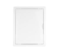 Revisionsklappe 200 x 250 mm Revisionstür 20 x 25 cm Kunststoff Trockenbau Gipskarton Wartungklappe Weiß Feuchtraumgeeignet Unterputzklappe