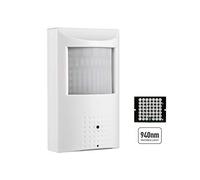 REVODATA 5MP PIR Sténopé POE Caméra IP,Caméra Sécurité Intérieure P2P Objectif 80° 940nm Invisible 48 LED IR Vision Nocturne CCTV Camera H.265 (IPIR-POE-HS)