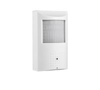 REVODATA 8MP POE IP Audio Caméra,PIR 940nm LED IR Vision Nocturne CCTV avec Microphone 3,7mm Objectif Caméra de sécurité intérieure P2P H.265 (IPIR-P-A-HS82 Blanc)