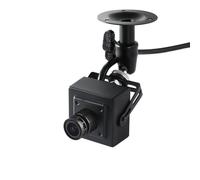REVODATA Mini caméra IP POE,Petite caméra de sécurité intérieure HD 5MP avec Support Mural Ajustable,Objectif 3.6mm P2P vidéo CCTV H.265 (I706-POE-B-HS)