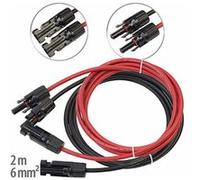 Revolt 2 câble de rallonge 2 mètres 6 mm² avec connecteur compatible avec MC4