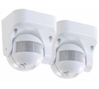 Revolt 2 détecteurs de mouvement PIR orientables à 180°, 230 V, IP44