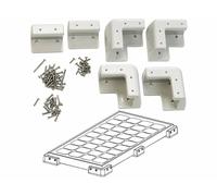 Revolt 2 kits de fixation pour panneau solaire en ABS - coloris gris