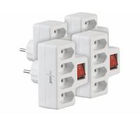 Revolt 4 multiprises à 4 prises avec interrupteur 10 A / 2300 W