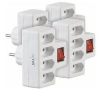 Revolt 4 multiprises à 4 prises avec interrupteur 10 A / 2300 W