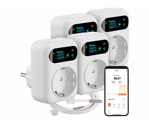 Revolt 4 thermostats secteur connectés pour chauffage et climatiseur