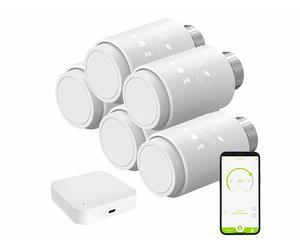 Revolt 5 têtes thermostatiques ZigBee connectée pour radiateur avec passerelle