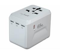 Revolt Adaptateur universel monde de voyage GaN avec ports de charge USB jusqu'à 65 W