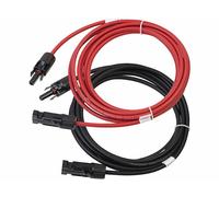 Revolt Câble de rallonge 2 x 6 mm² avec connecteur compatible avec MC4 - 5 m