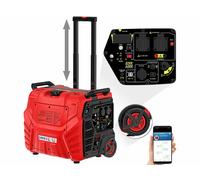 Revolt Groupe élèctrogène à essence connecté 3700 W / 230 V / 12 V BIG-270 avec trolley