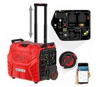 Revolt : Groupe élèctrogène à essence connecté 3700 W / 230 V / 12 V BIG-270 avec trolley G