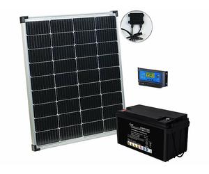 Revolt Kit panneau solaire 110 W avec batterie 80Ah et régulateur 40 A