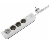 Revolt Multiprise 3 prises avec interrupteur et 2 ports USB
