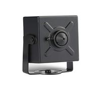 REVOTECH Mini caméra de sécurité IP HD 3 MP petite caméra intérieure 3,7 mm sténopé P2P H.265 caméra vidéo CCTV (I706-2 Noir)