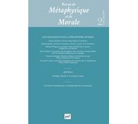 Revue de metaphysique et morale, 2024-2 Les paradoxes dans la philosophie antique - Collectif - Puf - broché - Revue