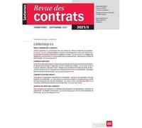 Revue des contrats N°3-2021 Collectif (Auteur)