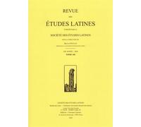 Revue des études latines 2024 - Bruno Poulle - Revue Des Etudes Latine - broché - Revue