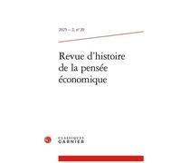 Revue D'histoire De La Pensée Économique - 2025 - 2, N° 20 2025