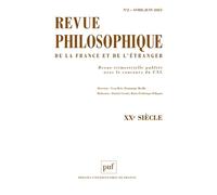 REVUE PHILOSOPHIQUE 2025, T. 150(2)