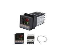 REX-C100 PID Contrôleur de Température,Thermostat Numérique Kit AC110V-240V,0℃1300℃,Régulateur de Numérique LED Digital avec Alarme
