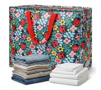 Dotcomgiftshop Sac de rangement Jumbo coccinelle Multicolore 58x28x48 cm
