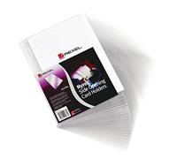 Rexel 12010 Nyrex Lot de 25 porte-cartes de visite ouverts sur la largeur 95 x 64 mm