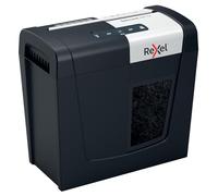 REXEL Destructeur de documents Secure MC3 Whisper-Shred Coupe micro P-5 3 feuilles 10 L Noir/Argent