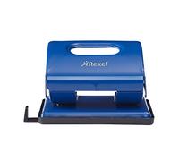 Rexel 2100762 Perforateur en métal 2 Trous 20 Feuilles Bleu