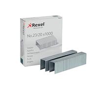 Rexel 2100926 Agrafes 23/20 1000 Broches, Acier inoxydable