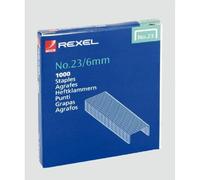 Rexel Agrafes 23/6 2101211 – Capacité 20 feuilles – Pack 1000
