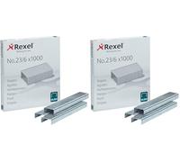 Rexel 2101211 Agrafes 23/6 Broches 1000 (Lot de 2)