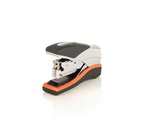 Rexel 2103357 Optima 40 Compact Agrafeuse capacité 40 feuilles Agrafage à Plat Noir/Argent/Orange