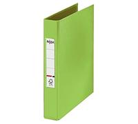 Rexel 2115561 Classeur A5 Vert 25 mm de diamètre 2 anneaux toriques au choix