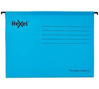Rexel 2115587 A4 Classic rinforzata sospensione, colore: Blu, 25 Pezzi