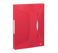 Rexel 2115668 Polypropylène Translucide Boîte de classement - Rouge