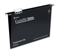 Rexel 3000081 Dossier Suspendu Polypropylène (Pp) Foolscap Noir 25 Pièces