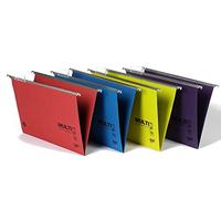 Rexel 92807 Pack de 10 Multifiles Plus Dossier Suspendu Écolier 15 mm Couleurs Assortis