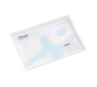 Rexel Active Xtra Pack De 5 Pochettes Avec Fermeture Pression Blanc