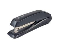 Rexel Agrafeuse de bureau Ecodesk, 20 feuilles, noire, pour bureau et école | Agrafage facile pour les documents du quotidien, fabriqué à partir de 50 % de plastique recyclé.