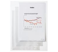 Rexel Chemise coin A4 transparente (10)