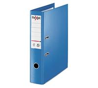 Rexel Choices 2115512 Classeur à levier Dos de 75 mm Capacité 500 feuilles Couverture en plastique Bleu clair