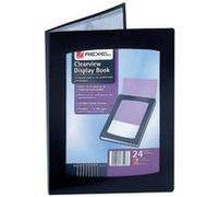 Rexel Classeur À 24 Pochettes Plastiques Transparentes Noir Format A5 Noir G